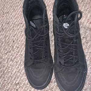 Black high top vans